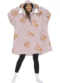 bluza-pluszowa-z-kapturem-rozowa-comfy-koc-oversize-ciepla-pieski-corgi