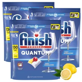 3x-finish-quantum-powerball-kapsulki-do-zmywarki-lemon-zestaw-390-sztuk