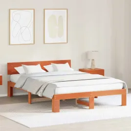 vidaxl-ramka-lozka-woskowy-braz-160-x-200-cm-lite-drewno-sosnowe
