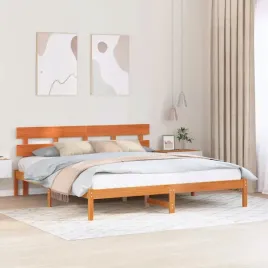 vidaxl-ramka-lozka-brazowy-200-x-200-cm-lite-drewno-sosnowe