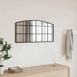 vidaxl-lustro-scienne-czarne-80x40-cm-zakonczone-lukiem-zelazo