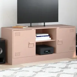 vidaxl-szafka-pod-telewizor-rozowa-99x39x44-cm-stalowa