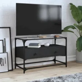 vidaxl-szafka-pod-tv-ze-szklanym-blatem-czarna-80x35x51-cm
