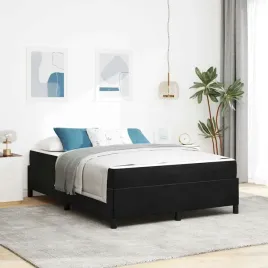 vidaxl-ramka-lozka-z-materacem-czarny-140-x-190-cm-tkanina