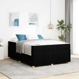 vidaxl-ramka-lozka-z-materacem-czarny-140-x-200-cm-tkanina
