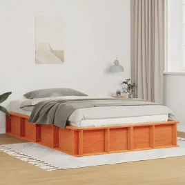 vidaxl-ramka-lozka-woskowy-braz-135-x-190-cm-lite-drewno-sosnowe