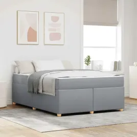 vidaxl-ramka-lozka-z-materacem-jasnoszary-160-x-200-cm-tkanina