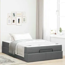 vidaxl-ramka-lozka-z-materacem-ciemno-szary-120-x-190-cm-tkanina