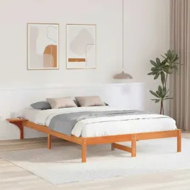 vidaxl-ramka-lozka-woskowy-braz-150-x-200-cm-lite-drewno-sosnowe