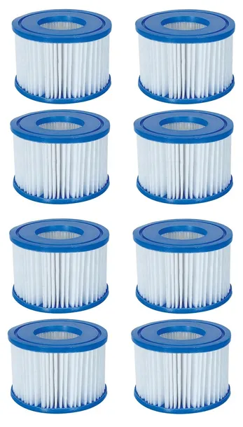 8szt. Bestway 60311 Filtr Typ VI do SPA Jacuzzi LAY Z SPA 8 Filtrów