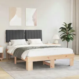 vidaxl-ramka-lozka-z-tapicerowanym-wezglowiem-ciemnoszary-135-x-190-cm
