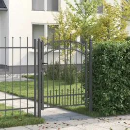vidaxl-bramka-ogrodzeniowa-z-ostrym-szczytem-szary-103-x-125-cm-stal