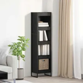 vidaxl-szafka-na-ksiazki-czarny-dab-80-x-30-x-155-cm