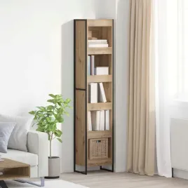 vidaxl-szafka-na-ksiazki-dab-rzemieslniczy-80-x-30-x-155-cm