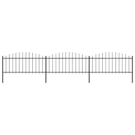 vidaxl-ogrodzenie-ogrodowe-z-wlocznia-stalowe-537-x-75-cm-czarne