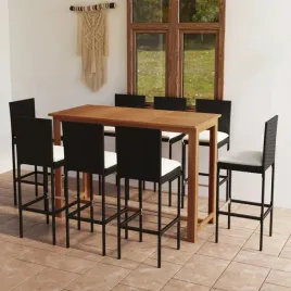 vidaxl-9-cz-zestaw-mebli-barowych-do-ogrodu-z-poduszkami-czarny
