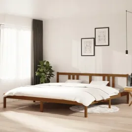vidaxl-rama-lozka-miodowy-braz-lite-drewno-200-x-200-cm