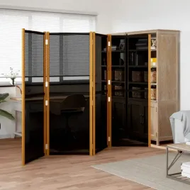 vidaxl-parawan-4-panelowy-czarny-280-x-180-cm