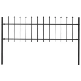 vidaxl-panel-ogrodzeniowy-z-grotami-18-m-czarny