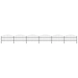vidaxl-ogrodzenie-ogrodowe-z-wlocznia-stalowe-1070x100-cm-czarne