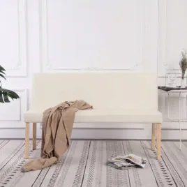 vidaxl-lawka-1395-cm-kremowa-sztuczna-skora