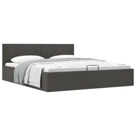 vidaxl-rama-lozka-z-podnosnikiem-ciemnoszara-tkanina-160-x-200-cm