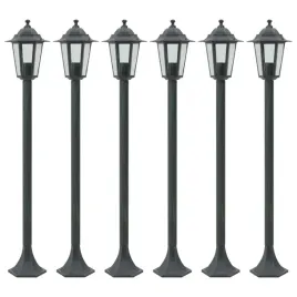 vidaxl-lampy-ogrodowe-110-cm-e27-aluminium-ciemnozielone-6-szt