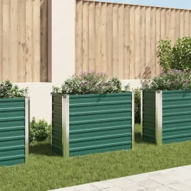 vidaxl-podwyzszona-donica-z-galwanizowanej-stali-100x40x77-cm-zielona