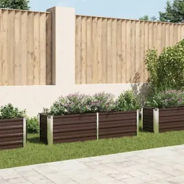 vidaxl-podwyzszona-donica-brazowa-160x40x45-cm-galwanizowana-stal