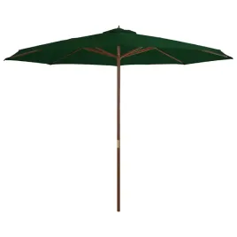 vidaxl-parasol-ogrodowy-na-drewnianym-slupku-350-cm-zielony