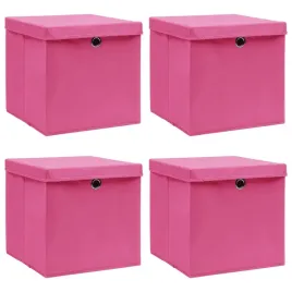 vidaxl-pudelka-z-pokrywami-4-szt-rozowe-32x32x32-cm-tkanina