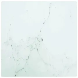 vidaxl-blat-stolu-bialy-30x30-cm-6-mm-szklo-ze-wzorem-marmuru