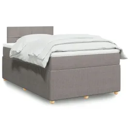 vidaxl-lozko-kontynentalne-z-materacem-taupe-tkanina-120x200-cm