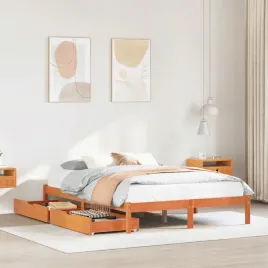 vidaxl-rama-lozka-bez-materaca-woskowy-braz-120x200-cm-lita-sosna