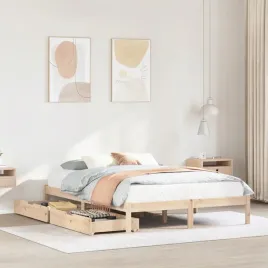 vidaxl-rama-lozka-bez-materaca-135x190-cm-lite-drewno-sosnowe