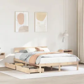 vidaxl-rama-lozka-bez-materaca-140x190-cm-lite-drewno-sosnowe