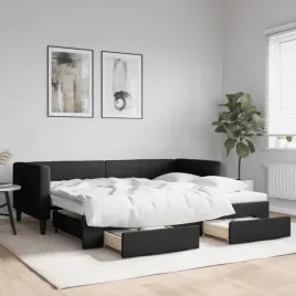 vidaxl-sofa-rozsuwana-z-szufladami-czarna-90x200-cm-tkanina