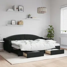 vidaxl-sofa-rozsuwana-z-szufladami-czarna-80x200-cm-tkanina