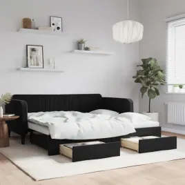 vidaxl-sofa-rozsuwana-z-szufladami-czarna-90x190-cm-aksamit