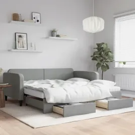 vidaxl-sofa-rozsuwana-z-szufladami-jasnoszara-100x200-cm-tkanina