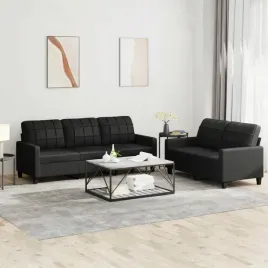 vidaxl-2-osobowa-sofa-z-poduszkami-czarna-sztuczna-skora
