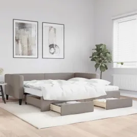 vidaxl-sofa-rozsuwana-z-szufladami-taupe-100x200-cm-tkanina