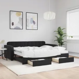 vidaxl-sofa-rozsuwana-z-szufladami-czarna-90x190-cm-aksamit