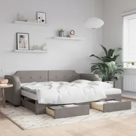 vidaxl-sofa-rozsuwana-z-szufladami-taupe-100x200-cm-tkanina