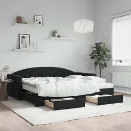 vidaxl-sofa-rozsuwana-z-szufladami-czarna-90x190-cm-aksamit