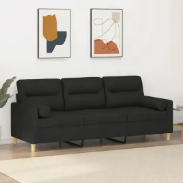 vidaxl-3-osobowa-sofa-z-poduszkami-czarna-180-cm-tkanina