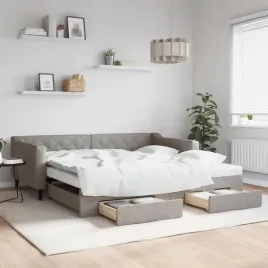vidaxl-sofa-rozsuwana-z-szufladami-taupe-100x200-cm-tkanina