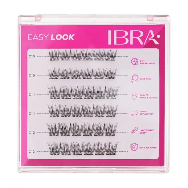 Kępki rzęs Easy Look samoprzylepne IBRA Makeup