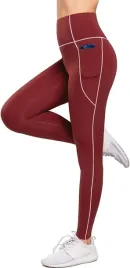 legginsy-damskie-sportowe-z-kieszeniami-po-boku-wysoki-stan-roz-m-bordowe
