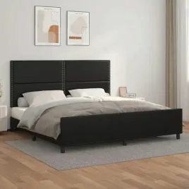 vidaxl-rama-lozka-z-zaglowkiem-czarna-200x200-cm-sztuczna-skora